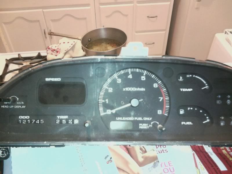 Nissan 240sx custom gauge cluster